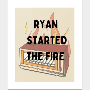 The Office Inspired Ryan Started the Fire Posters and Art